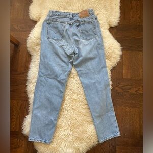 True vintage Levi’s 550s 90s vintage levis denim light wash relaxed fit tapered